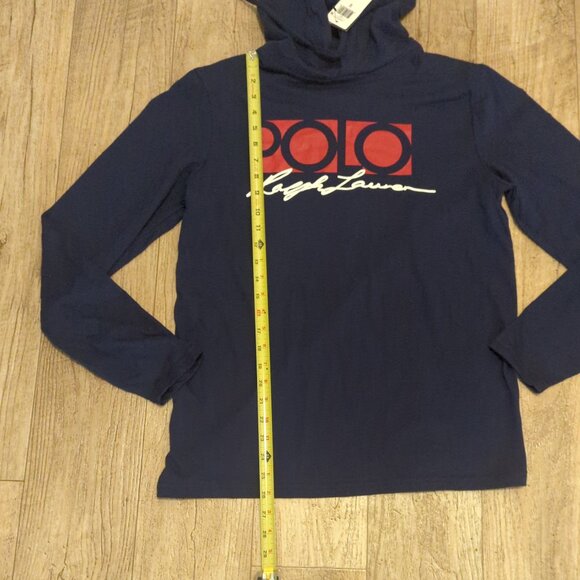 NWT Polo Ralph Lauren Mens Small Navy Blue Sweatshirt Hoodie $65 - Picture 6 of 9